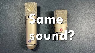 TLM 103 VS U87  Do they sound the same [upl. by Kincaid]