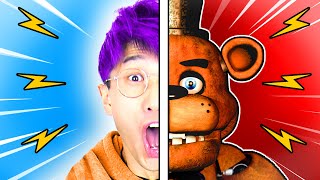 JUSTIN Turns Into an ANIMATRONIC In MINECRAFT FREDDY FAZBEAR VS LANKYBOX [upl. by Mufi445]