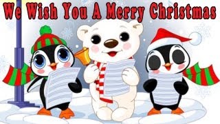 Christmas Songs for Children with lyrics  We Wish You a Merry Christmas  by The Learning Station [upl. by Marela]