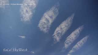 Directed Energy Weather Control HAARP Wave Cloud Timelapse [upl. by Nos]