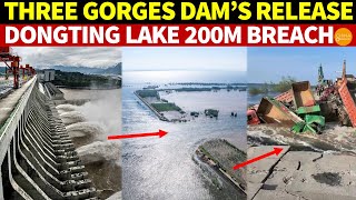 Three Gorges Dam’s Urgent Release Causes Dongting Lake Breach Expanding From 10M to 100M in an Hour [upl. by Amuh798]