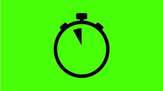 5 second timer green screen video  Green screen timer [upl. by Yrojram]