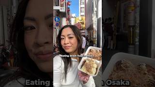 eating street food at dotonbori in osaka japan shorts [upl. by Clary823]