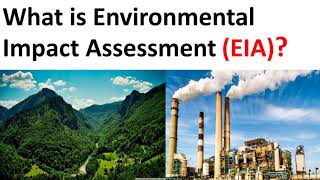 Environmental Impact Assessment in Hindi  Environmental Impact Assessment Process  EIA [upl. by Aihc]