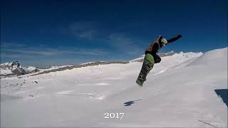 Snowboard journey from 2005 to 2023 [upl. by Nylassej732]