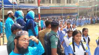 March Past 2016 Nakhalpara Hossain Ali High School [upl. by Thorny]