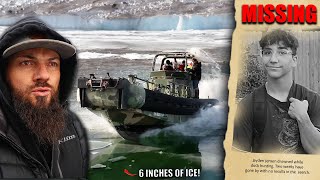 Searching For Missing Teen In Frozen River Freezing Temperatures [upl. by Adekan]