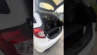 Dual 12quot car speaker outdoor test subwoofer DIY audio [upl. by Josler]