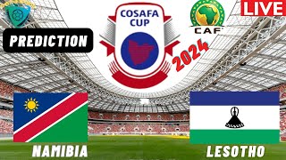 Namibia vs Lesotho COSAFA Cup 2024 Football Match Preview  Who will win [upl. by Nylsej]