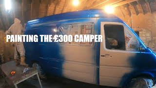 VW VAN TO CAMPER CONVERSION Respray VW LT35 camperconversion vw [upl. by Ilsa]