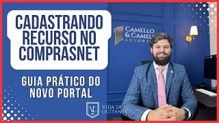 Como cadastrar recurso no comprasnet  Novo portal [upl. by Ylac941]