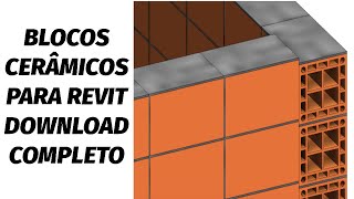 Blocos cerâmicos para Revit [upl. by Weintrob]