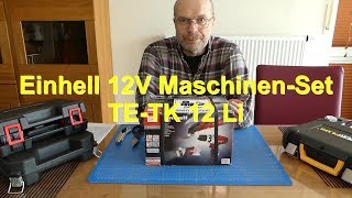 Einhell 12V Maschinen Set TETK 12 Li [upl. by Eibbob]