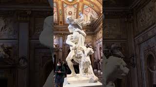 Rome  The Rape of Proserpina 360°  Borghese Gallery  Gian Lorenzo Bernini italy art [upl. by Wehttan]