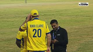 Billy Bowden international cricket umpire in action at Srinagar [upl. by Alcot130]