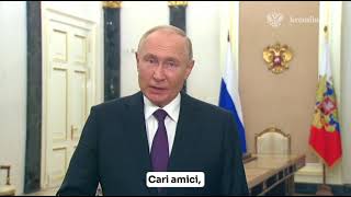 Videomessaggio del Presidente della Federazione Russa Vladimir Putin 30 settembre 2024 [upl. by Cordey854]