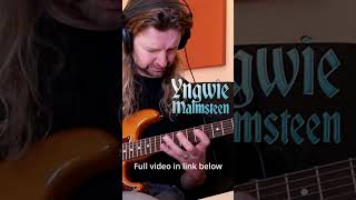 🎸 Yngwie Malmsteen  Trilogy Suite Op 5  This is FAST 😅 YngwieMalmsteen Yngwie [upl. by Rape849]