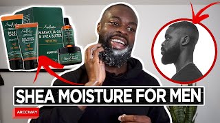 SheaMoisture Beard REVIEW Men Collection Kit BEARD GROWTHER Product ROUTINE DefineYourBeard [upl. by Eerased417]