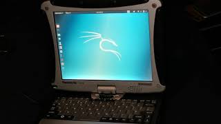 Panasonic CF19 Toughbook running Kali Linux CONFIRMED [upl. by Daj]