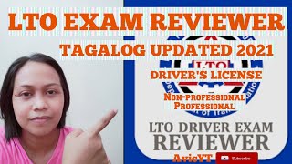 LTO Exam Tagalog Reviewer examreviewerdriverslicense [upl. by Crispen]