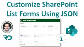 Customize SharePoint List Forms using JSON Formatting 1 [upl. by Krishnah]