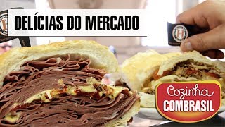 Delícias do Mercado Municipal de SP  Cozinha Combrasil 15 [upl. by Sualakcin]