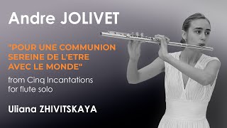 Andre JOLIVET Incantation 4 for flute solo [upl. by Iver]