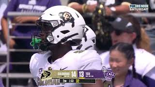 Trey Sanders TOUGH run ties the game 17 TCU vs Colorado [upl. by Sherlock402]