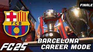 WINNING THE CHAMPIONS LEAGUE FC25 Barcelona Career Mode [upl. by Siderf]