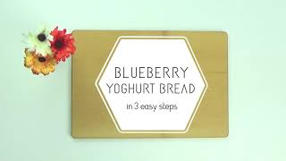 Kyla Bread Maker ABM6630  Blueberry Yoghurt Bread  Easy Bread Maker Recipe [upl. by Tihor]