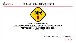 NORMA REGULAMENTADORA NR09  32 D a 33 B [upl. by Nie]