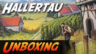 Hallertau  Brettspiel Unboxing Lookout Spiele [upl. by Maya]