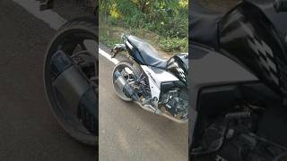 Apache rtr 160 4v exhaust sound 🔥🔥 shorts viralshort Motovloggerjannustunts status 🔥 [upl. by Pierpont]