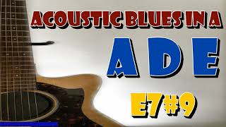 8 Minutes Daily  IMPROVE  Acoustic Blues Backing Track [upl. by Dauf]