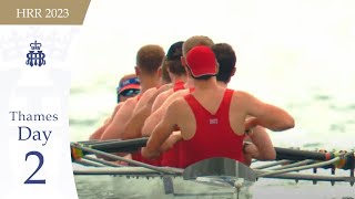 Thames RC B v Marlow RC  Thames  Henley 2023 Day 2 [upl. by Bashemath]