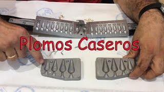 Como hacer o fabricar plomadas o plomos caseros para pescar SENCILLO [upl. by Sotsirhc]