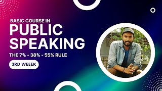 Albert Mehrabians 73855 Rule  Public Speaking Basic Course  Batch 03  ONEWAY LANKA [upl. by Lipman791]