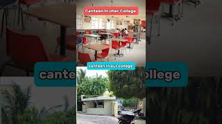 Canteen in our college  😄nikulunjha0college funnycomdeycanteen relatablememscollegelife [upl. by Yrolg1]