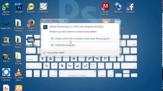 How to Fix quot Photoshop CC 2015 has Stopped Working quot [upl. by Juliane]