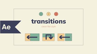 3 SUPER EASY Transitions in After Effects Every Beginner Can Start With [upl. by Inessa]