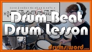 ★ Spoonman Soundgarden ★ Drum Lesson  How To Play Drum BEATS Matt Cameron [upl. by Gallenz155]