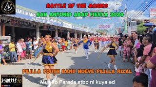 Pililla Youth Band Nueve  San Antonio Abad Fiesta  Battle Of The MosikoFancy Drill 010724 [upl. by Jo-Ann421]