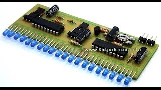 vu meter lm3915 20leds [upl. by Aicela376]