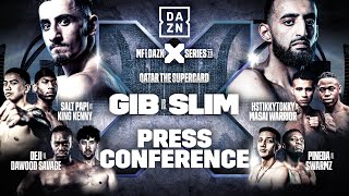 MISFITS amp DAZN X SERIES 19  QATAR THE SUPERCARD  ANESONGIB VS SLIM ALBAHER PRESS CONFERENCE LIVE [upl. by Grefe]