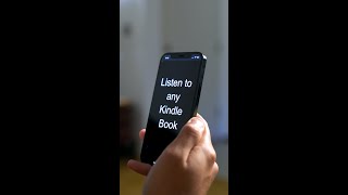 How to Make any Kindle Book an Audiobook Shorts [upl. by Acnalb782]