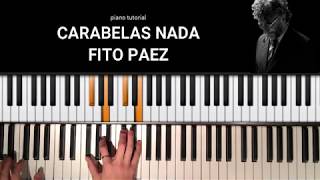 Carabelas Nada  Piano Tutorial  Fito Paez [upl. by Anid]