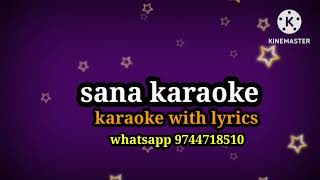 innalekal ithu vazhiye karaoke with lyrics [upl. by Otaner]