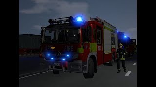 Emergency Call 112 Notruf 112  Truckfire and Pump Operation with London Fire Brigade Skins [upl. by Sehcaep]