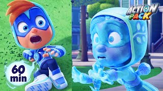 My Friends are FROZEN  Action Pack 🦸  Action Cartoons For Kids [upl. by Alejandrina]