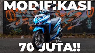 Review Modifikasi Honda Vario LED NEW  Modif 70 JUTA [upl. by Onitsirc]